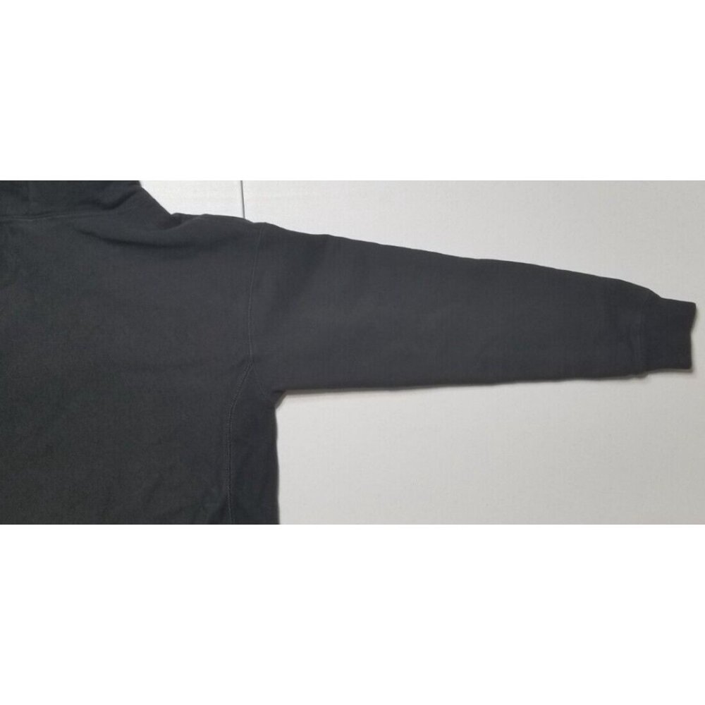 Champion Big Logo Reverse Weave Black Hoodie Hooded Sweatshirt Women's Small - Picture 13 of 14